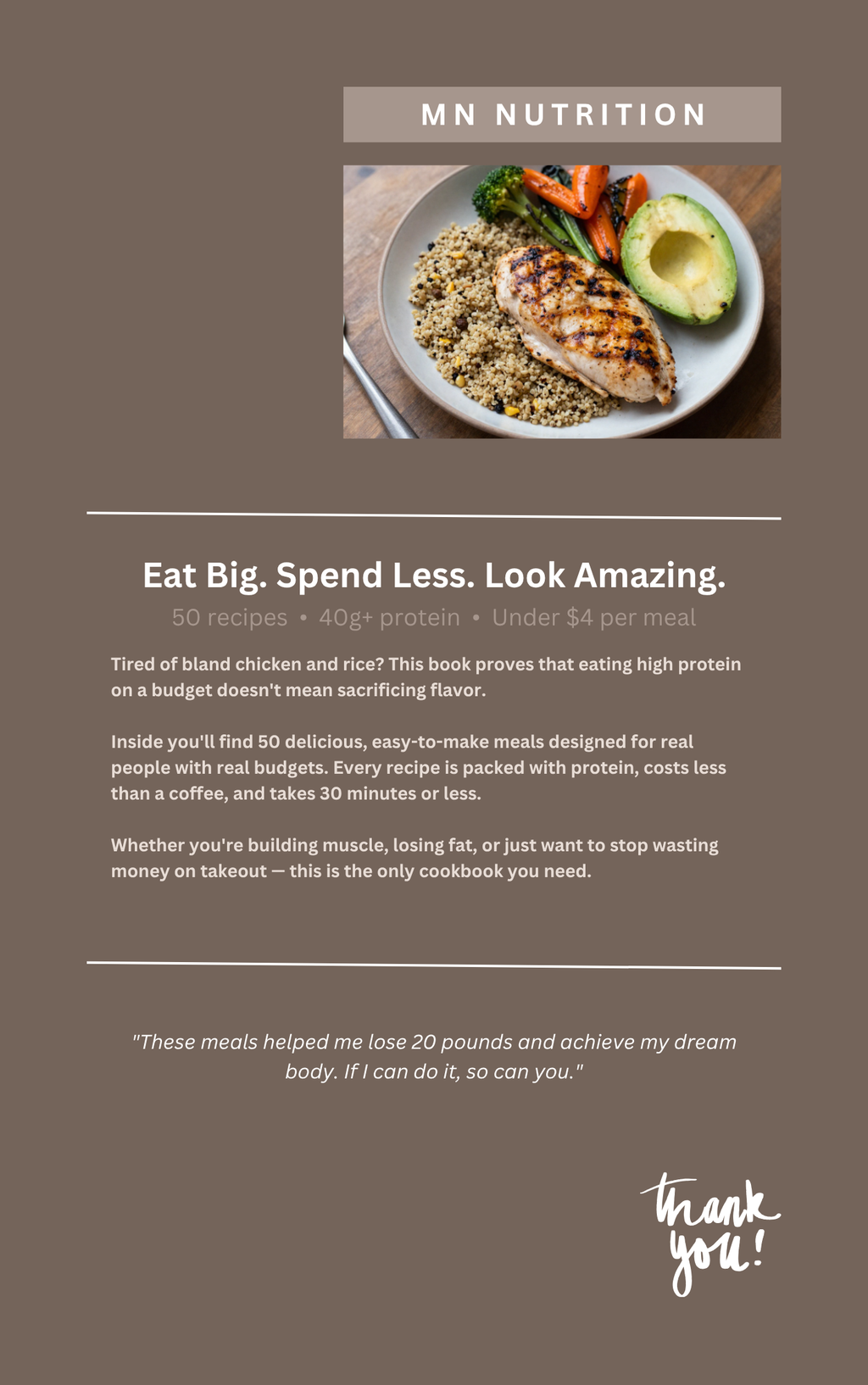 50 affordable high protein meals